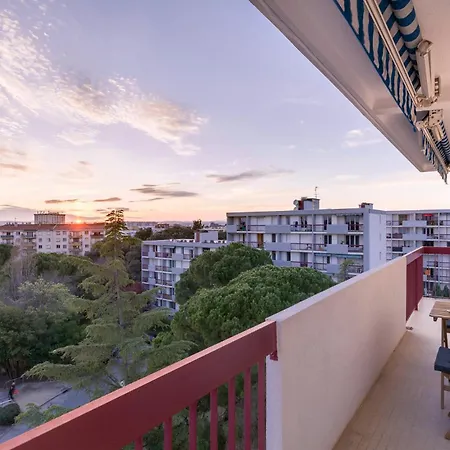 T4 82m2 - Ideal Location Moyenne Duree, 3 Chambres, Parking, Coucher De Soleil Апартаменты Монпелье