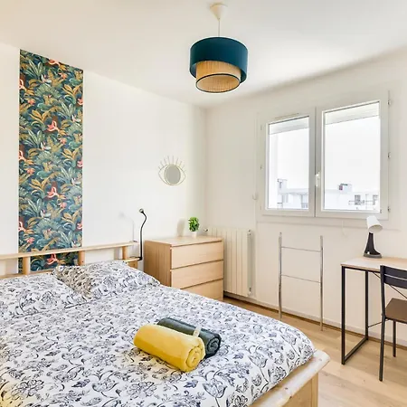 T4 82m2 - Ideal Location Moyenne Duree, 3 Chambres, Parking, Coucher De Soleil Апартаменты