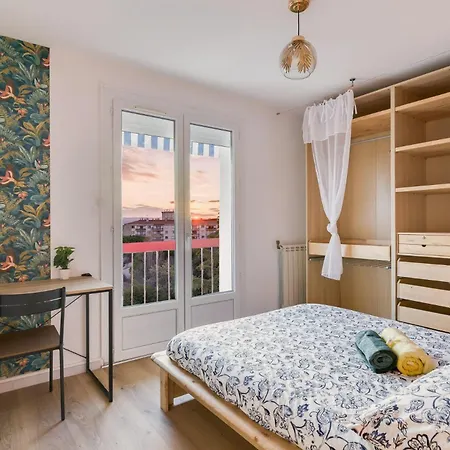 T4 82m2 - Ideal Location Moyenne Duree, 3 Chambres, Parking, Coucher De Soleil Апартаменты