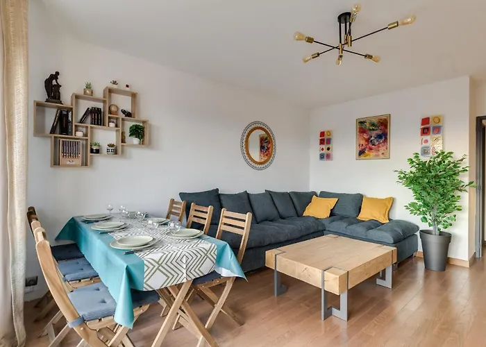 Apartmán T4 82m2 - Ideal Location Moyenne Duree, 3 Chambres, Parking, Coucher De Soleil