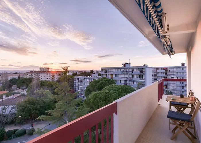 T4 82m2 - Ideal Location Moyenne Duree, 3 Chambres, Parking, Coucher De Soleil Apartmán Montpellier